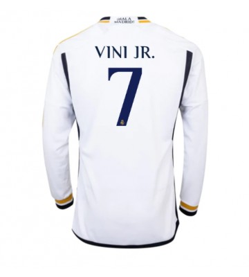 Real Madrid Vinicius Junior #7 Koszulka Podstawowych 2023-24 Długi Rękaw